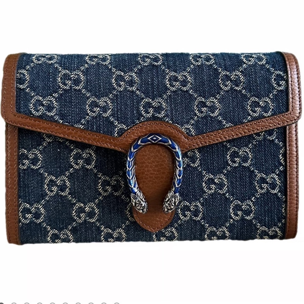 Gucci DIONYSUS CHAIN WALLET CROSSBODY BAG